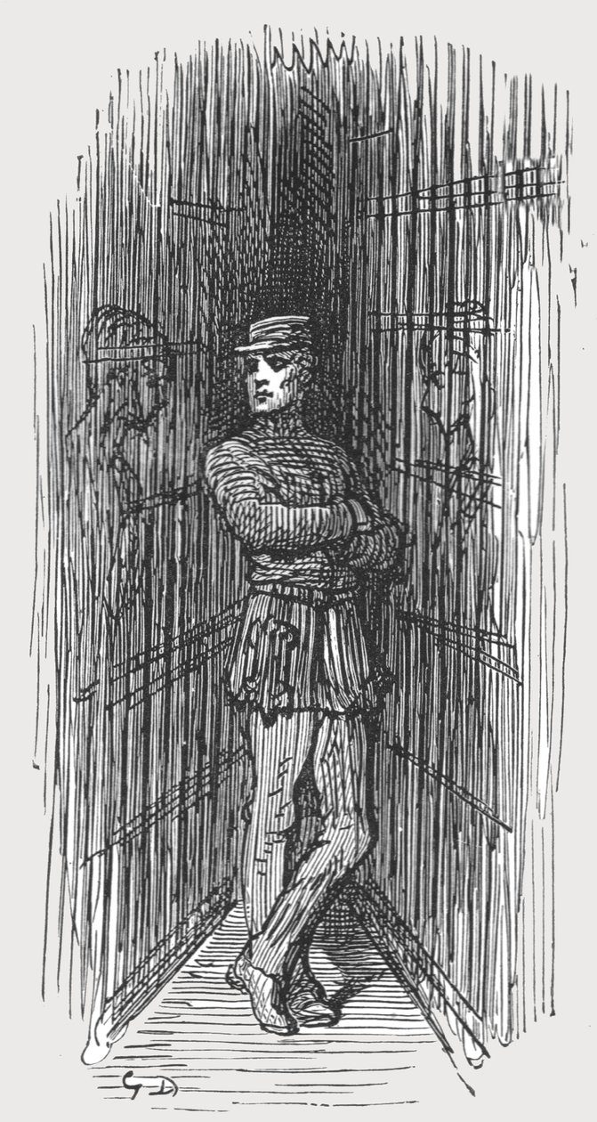 Il carceriere, 1872 da Gustave Dore