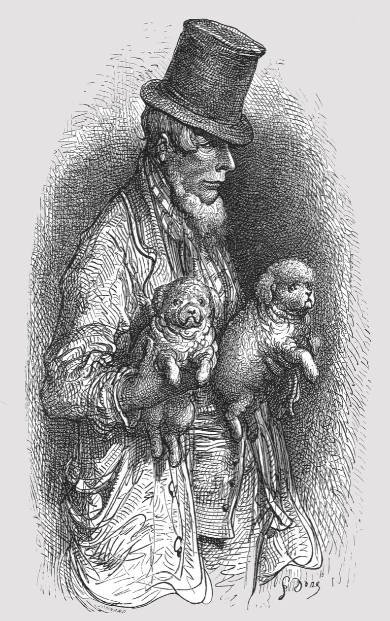 Il cinofilo del West End, 1872 da Gustave Dore