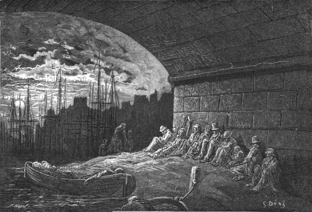 Sotto gli archi, 1872 da Gustave Dore