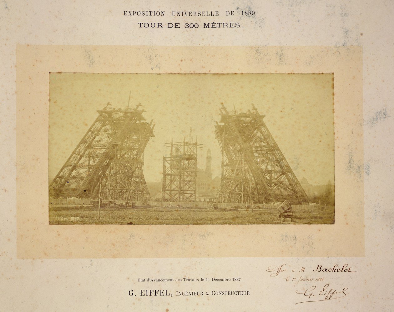 Costruzione della Torre Eiffel da Gustave Eiffel