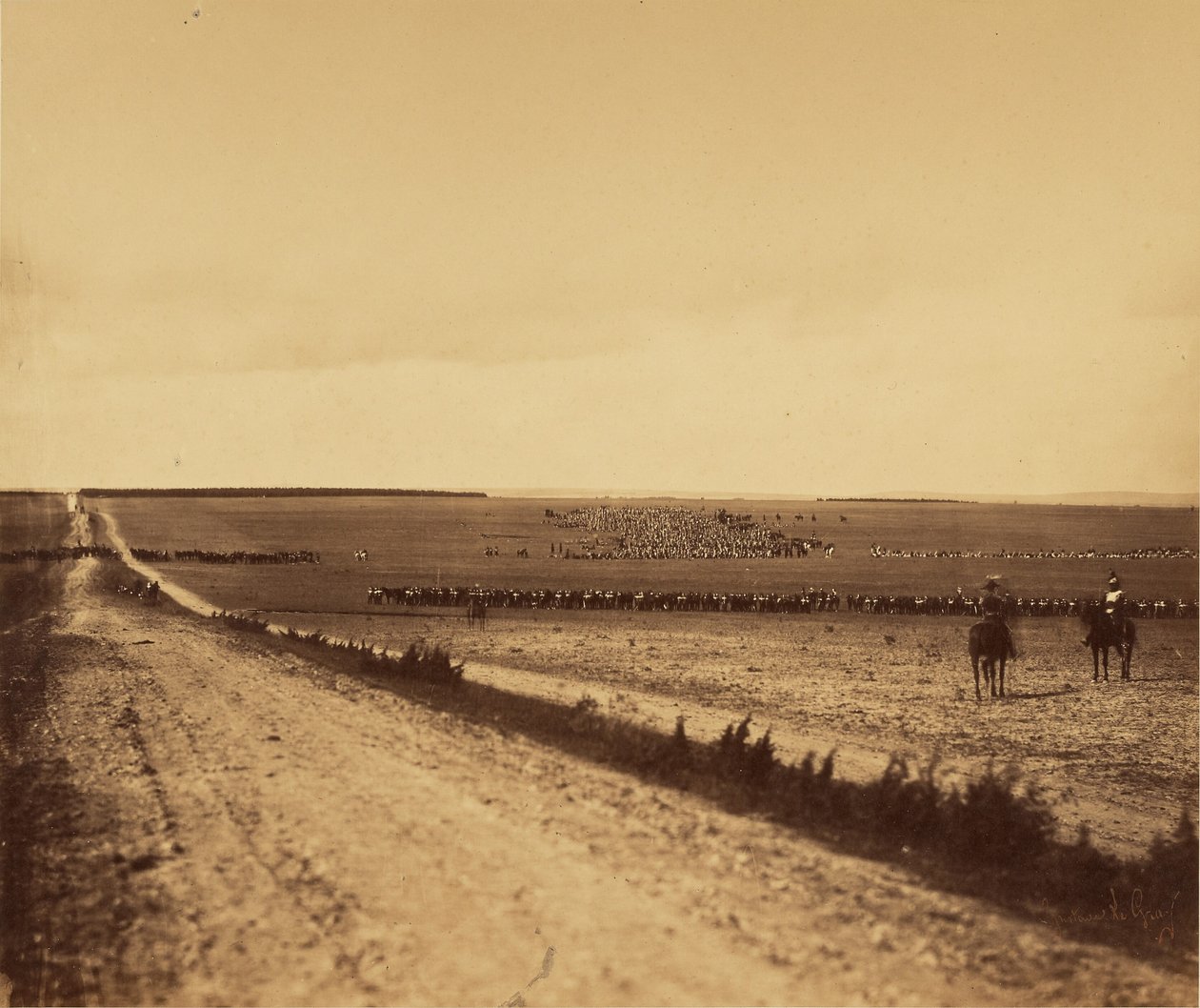 [Manovre, Campo di Chalons]. da Gustave Le Gray