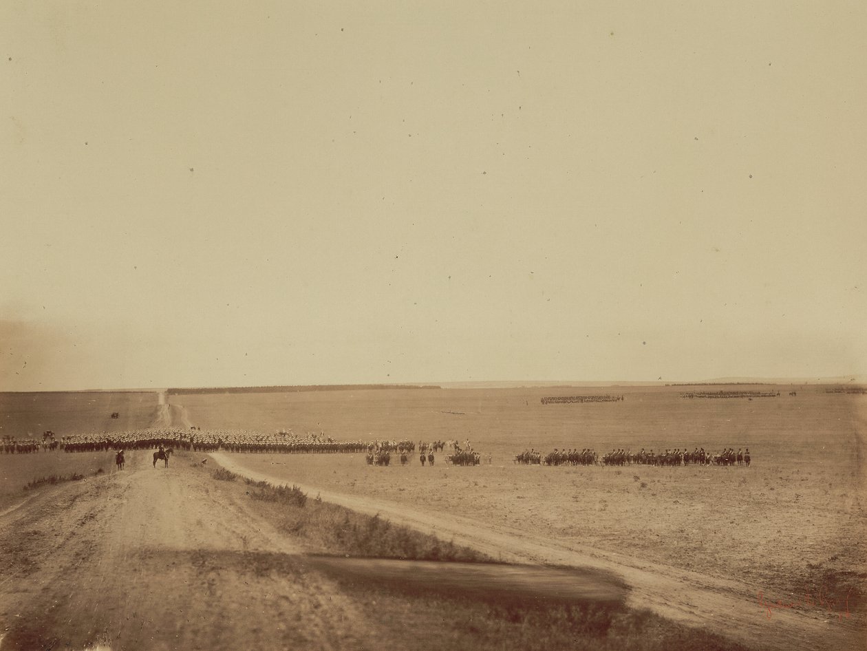 Manovre, Campo di Châlons da Gustave Le Gray