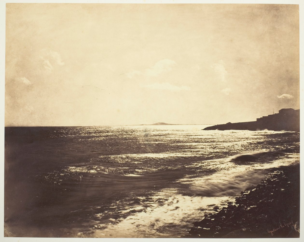 Mediterraneo con Monte Agde da Gustave Le Gray