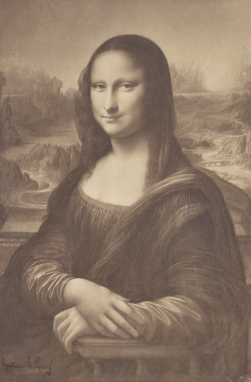 [Disegno di Millet della Gioconda] da Gustave Le Gray