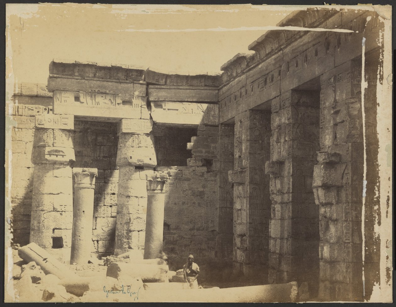 [Tempio mortuario di Ramses III] da Gustave Le Gray