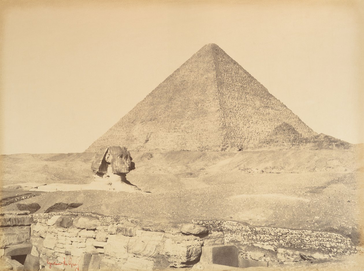 Piramidi di Giza da Gustave Le Gray