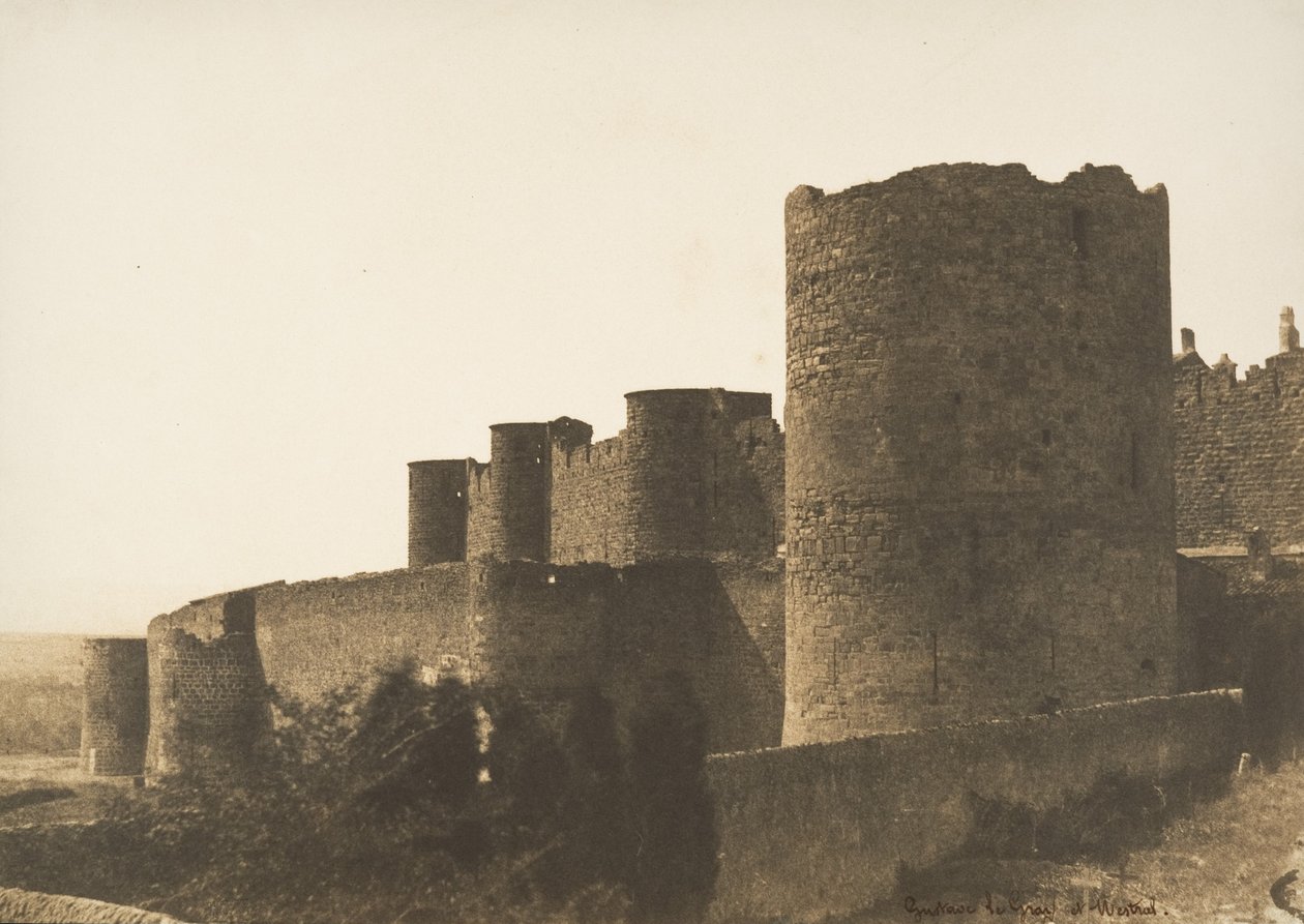Le Mura di Carcassonne da Gustave Le Gray