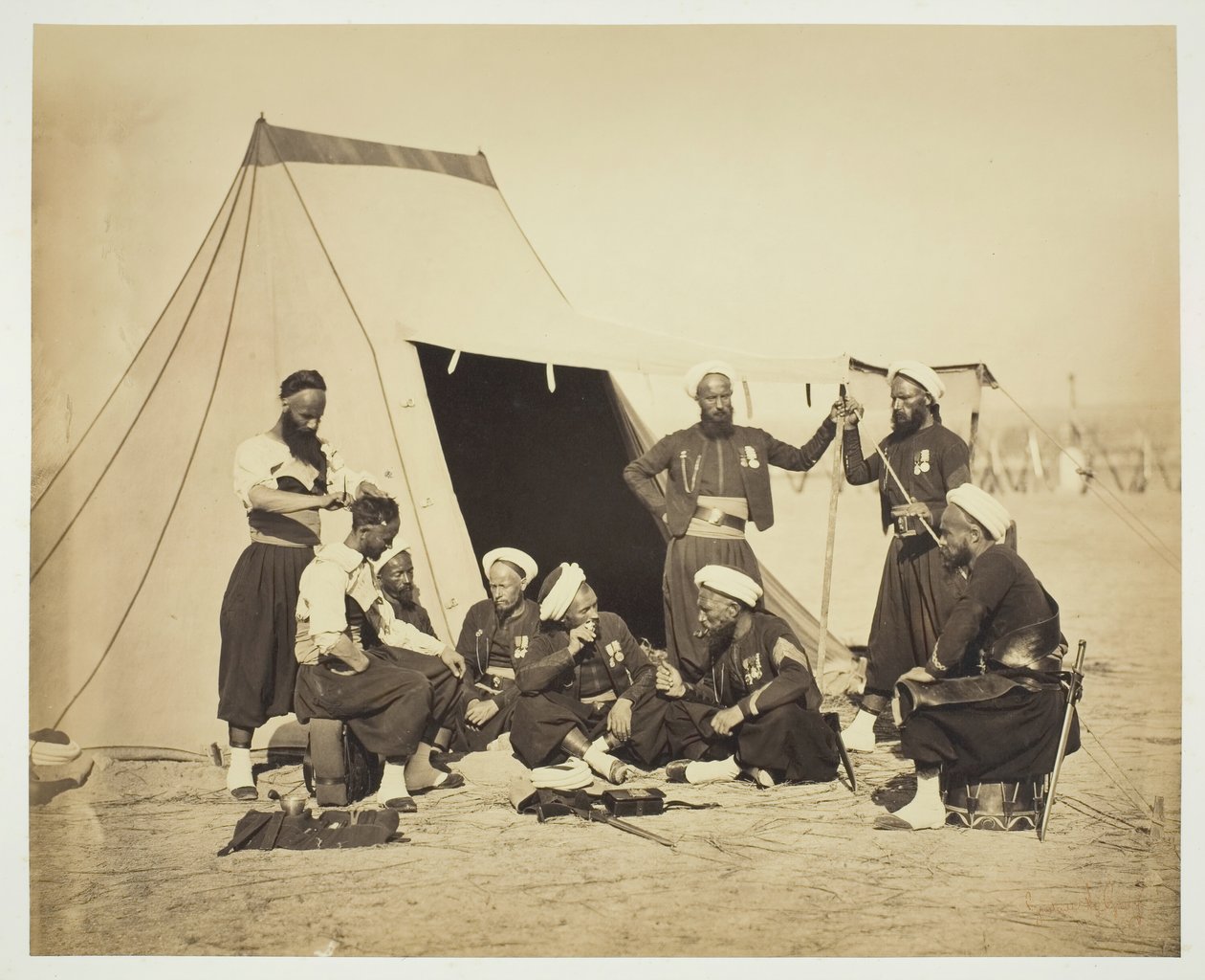 Senza titolo Zouaves da Gustave Le Gray