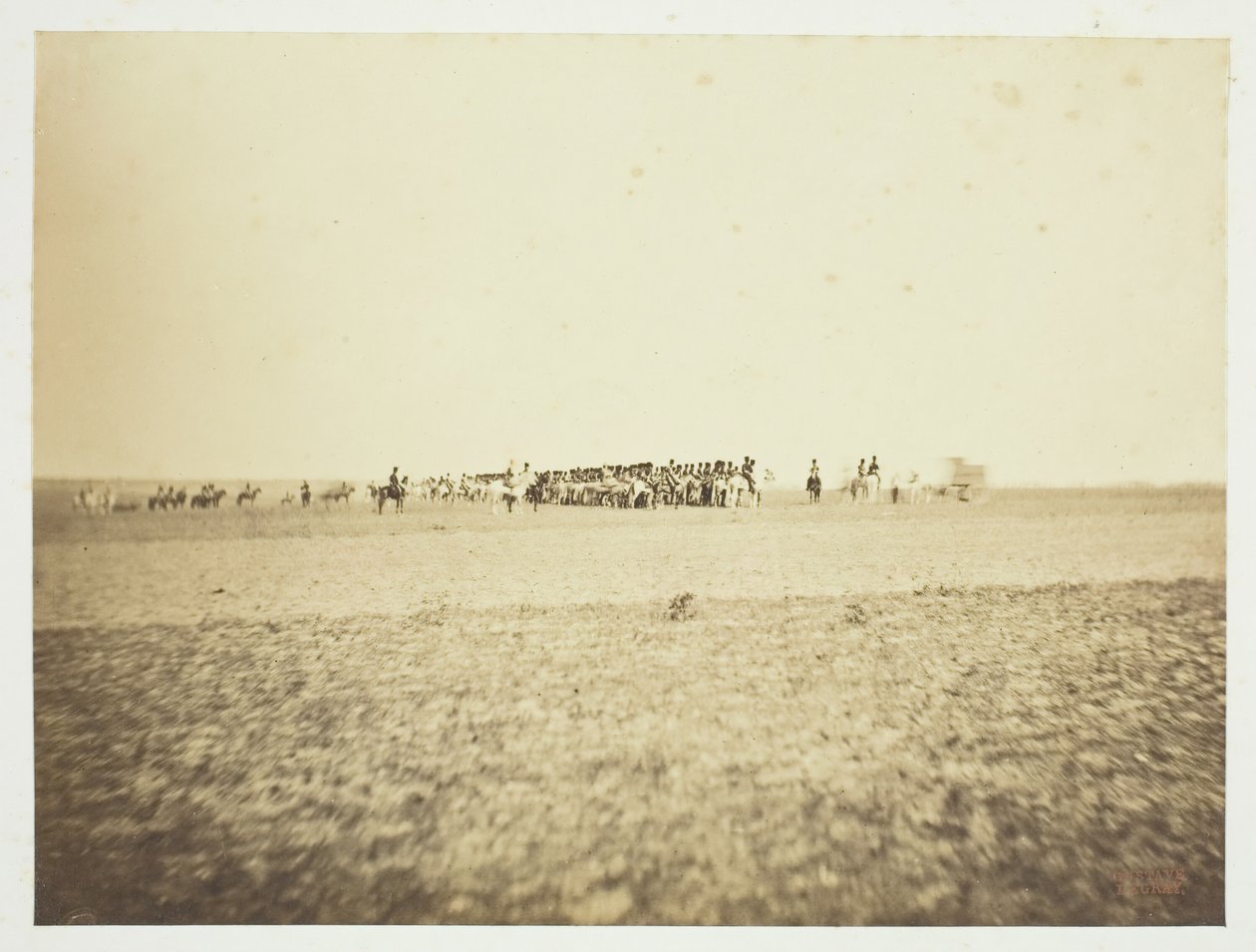 Senza titolo [cavalleria], 1857 da Gustave Le Gray