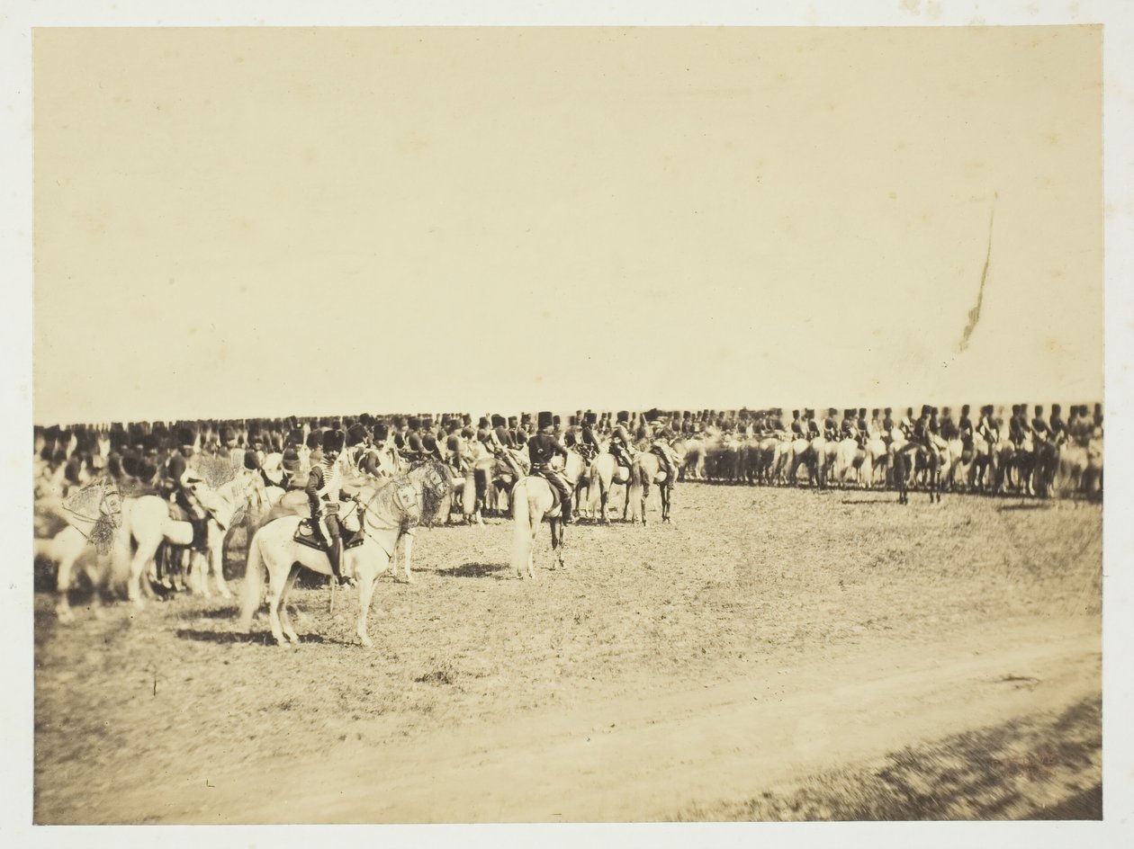 Senza titolo [cavalleria], 1857 da Gustave Le Gray