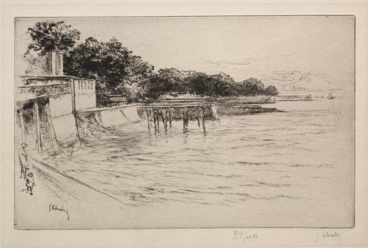La spiaggia deserta da Gustave Leheutre