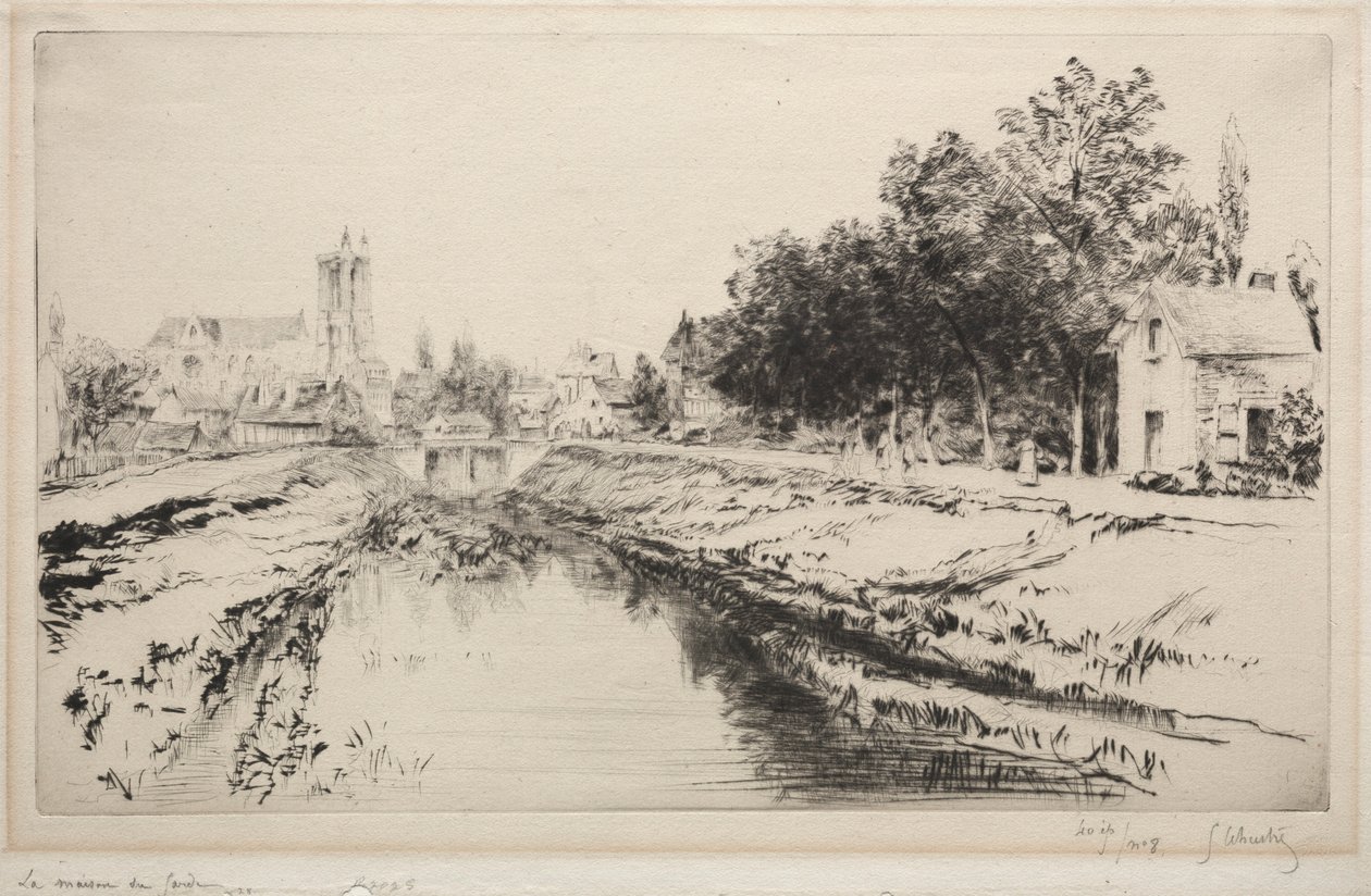 La guardiola, Troyes, 1901 da Gustave Leheutre