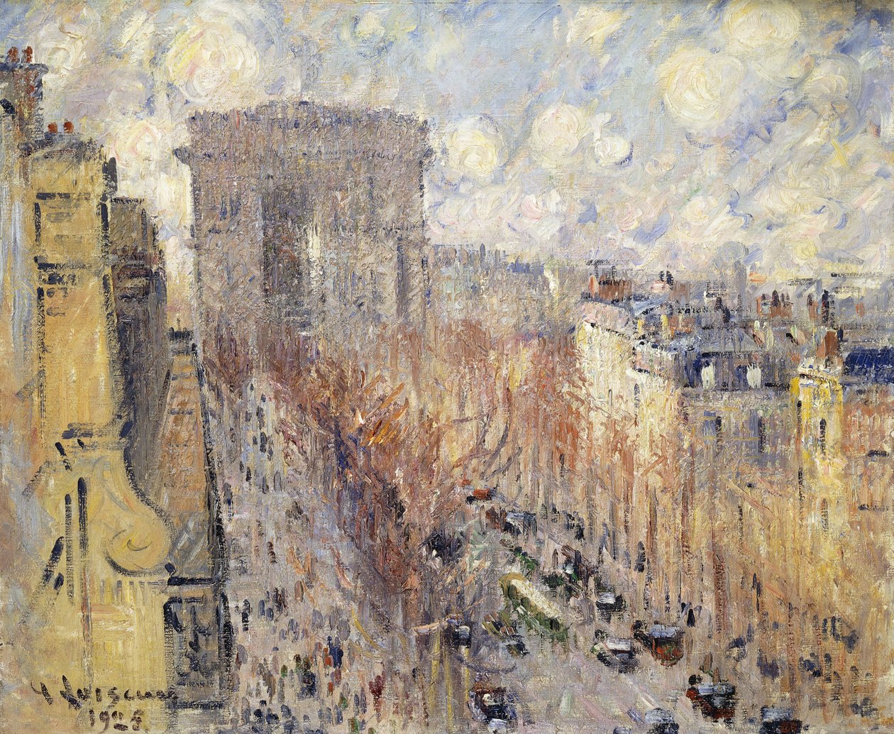Avenue Friedland, Parigi da Gustave Loiseau