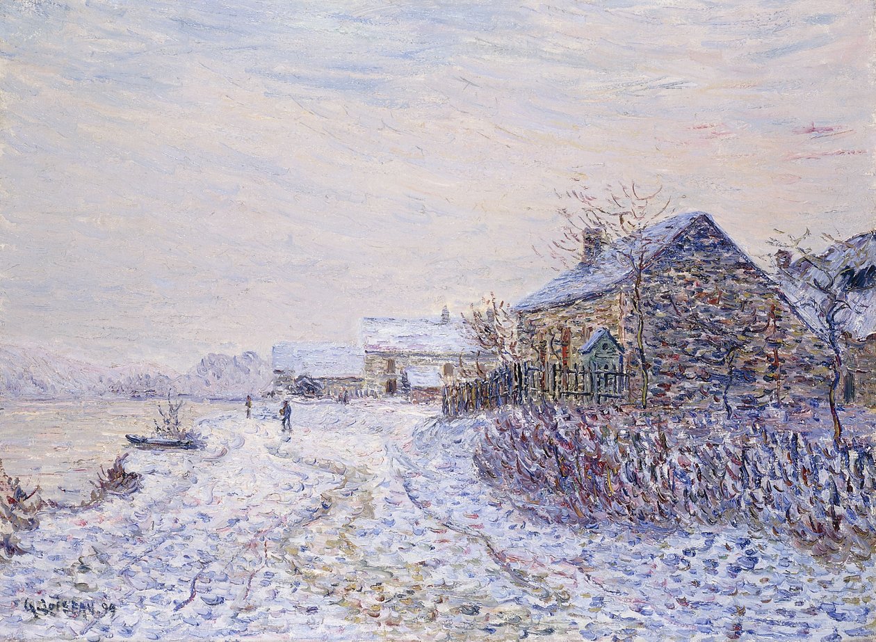 Neve a Tournedos-sur-Seine da Gustave Loiseau