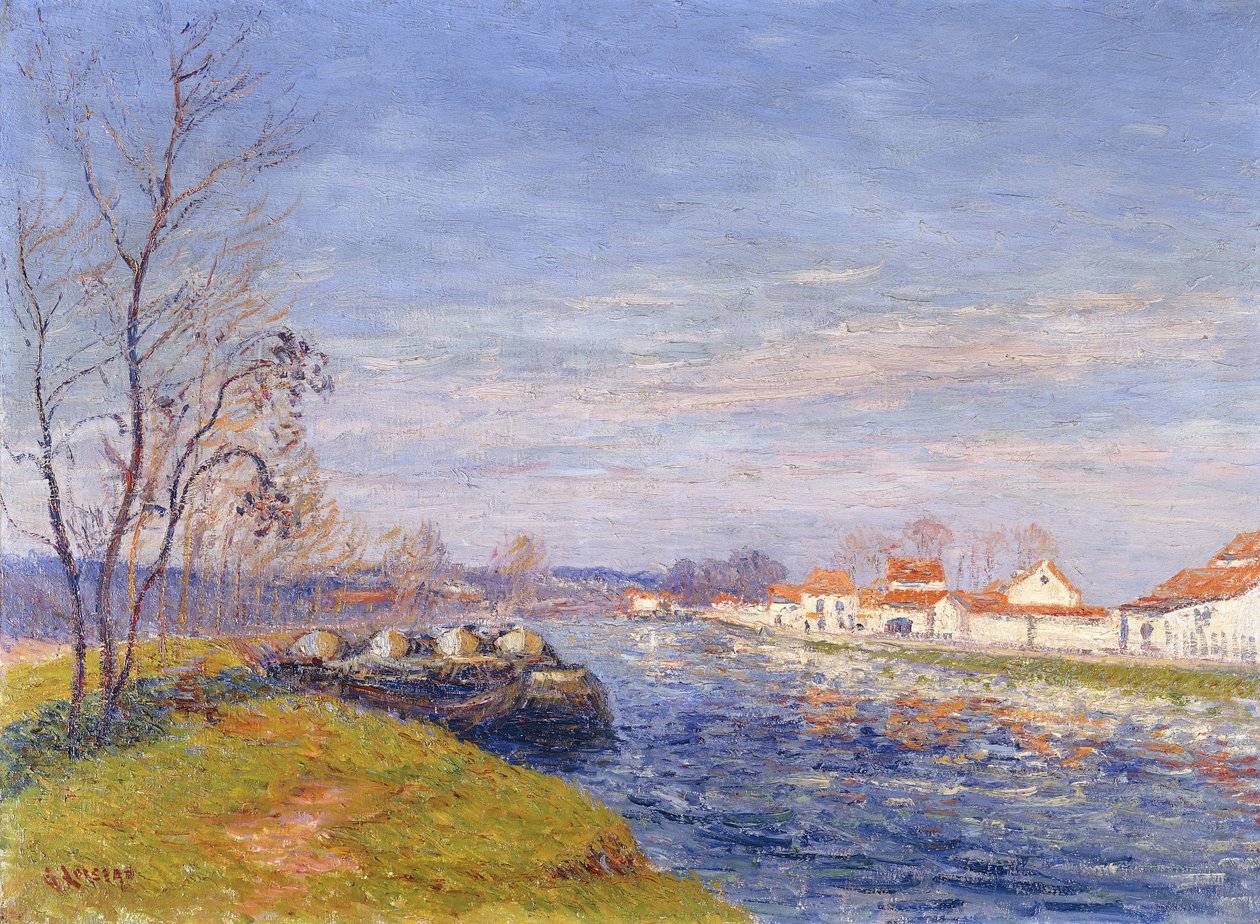 St. Mammes, Moret-sur-Loing da Gustave Loiseau