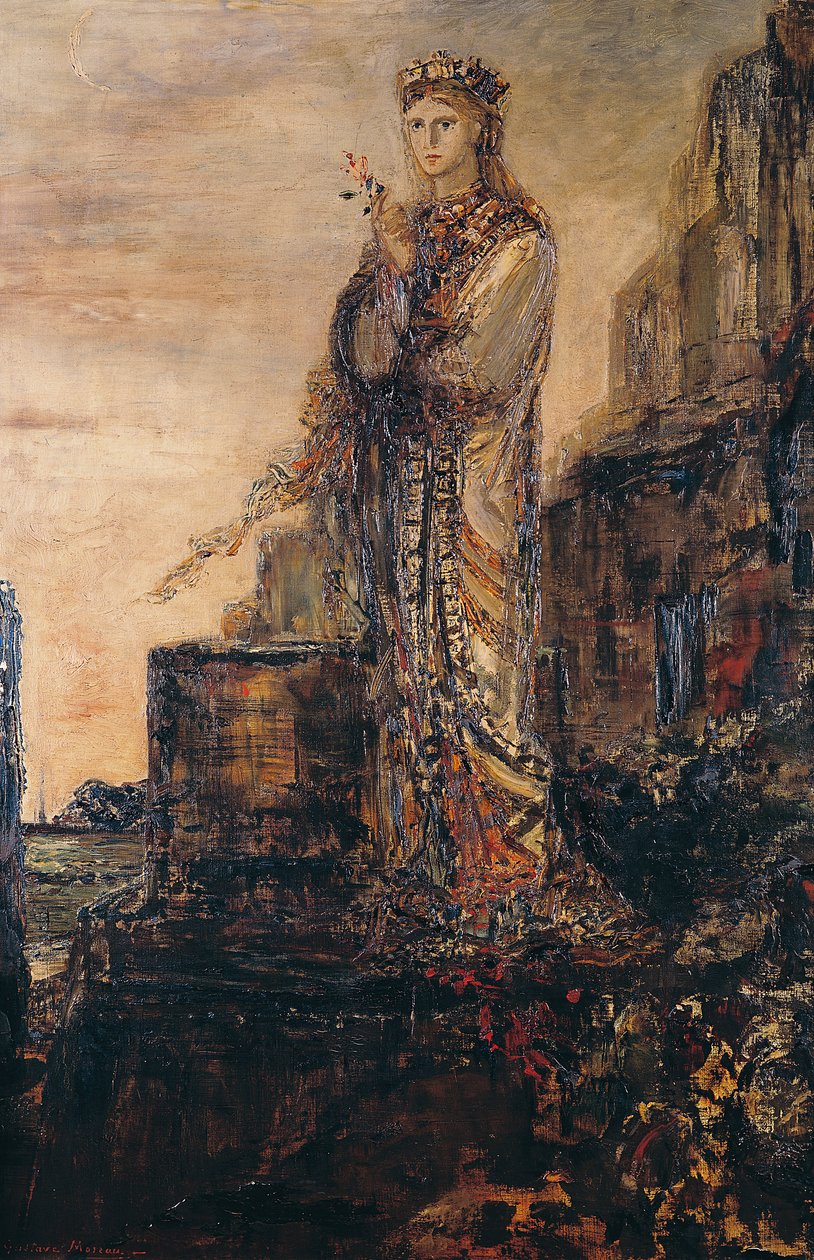 Elena sulle mura di Troia da Gustave Moreau