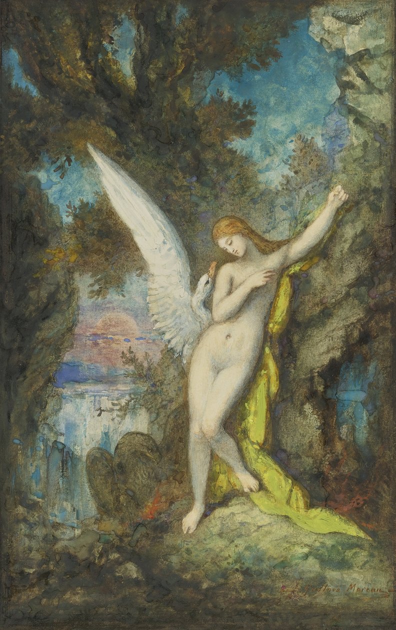 Leda e il cigno da Gustave Moreau