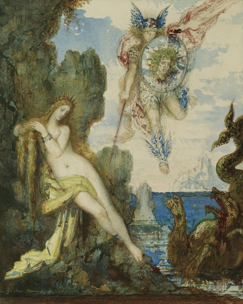 Perseo e Andromeda da Gustave Moreau