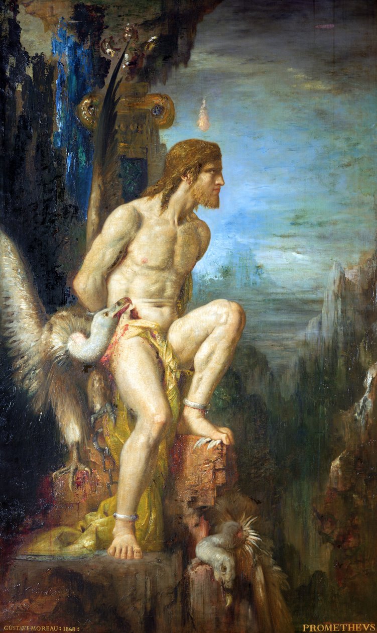 Prometeo da Gustave Moreau