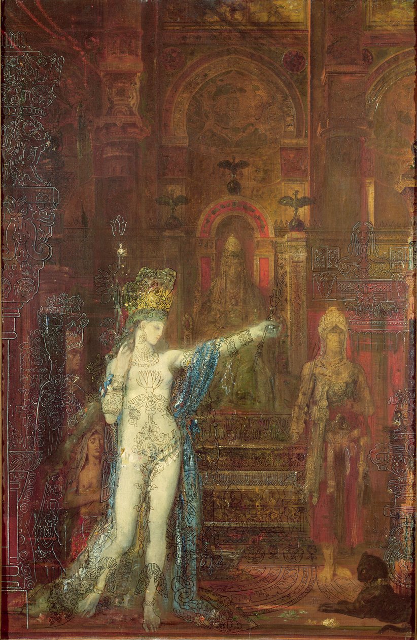 Salomè danza davanti a Erode, c.1874 da Gustave Moreau