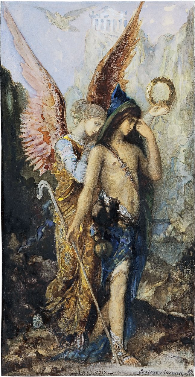 Le Voci, c. 1880 da Gustave Moreau