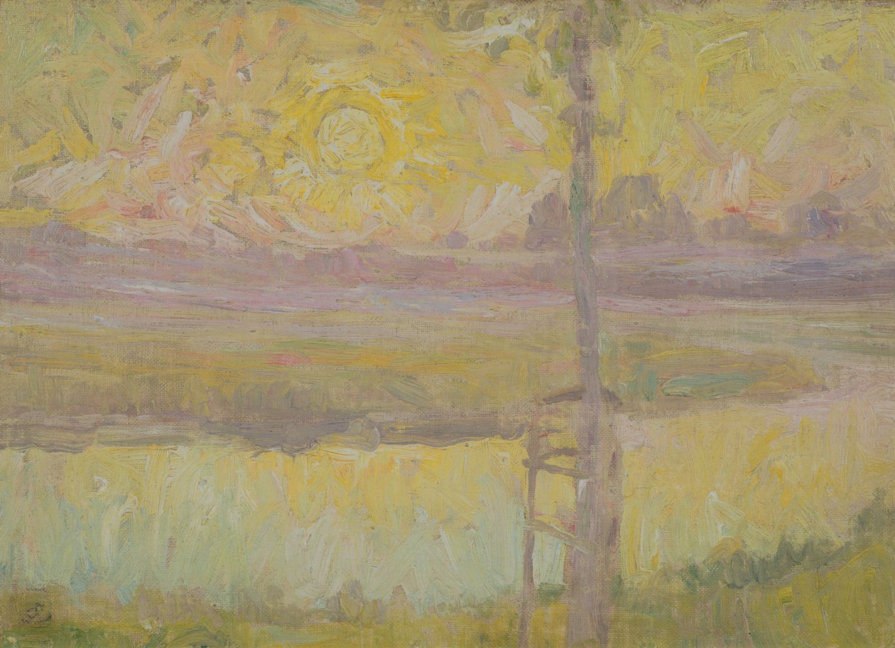 Giardino a Laethem-Saint-Martin, c.1910 da Gustave de Smet