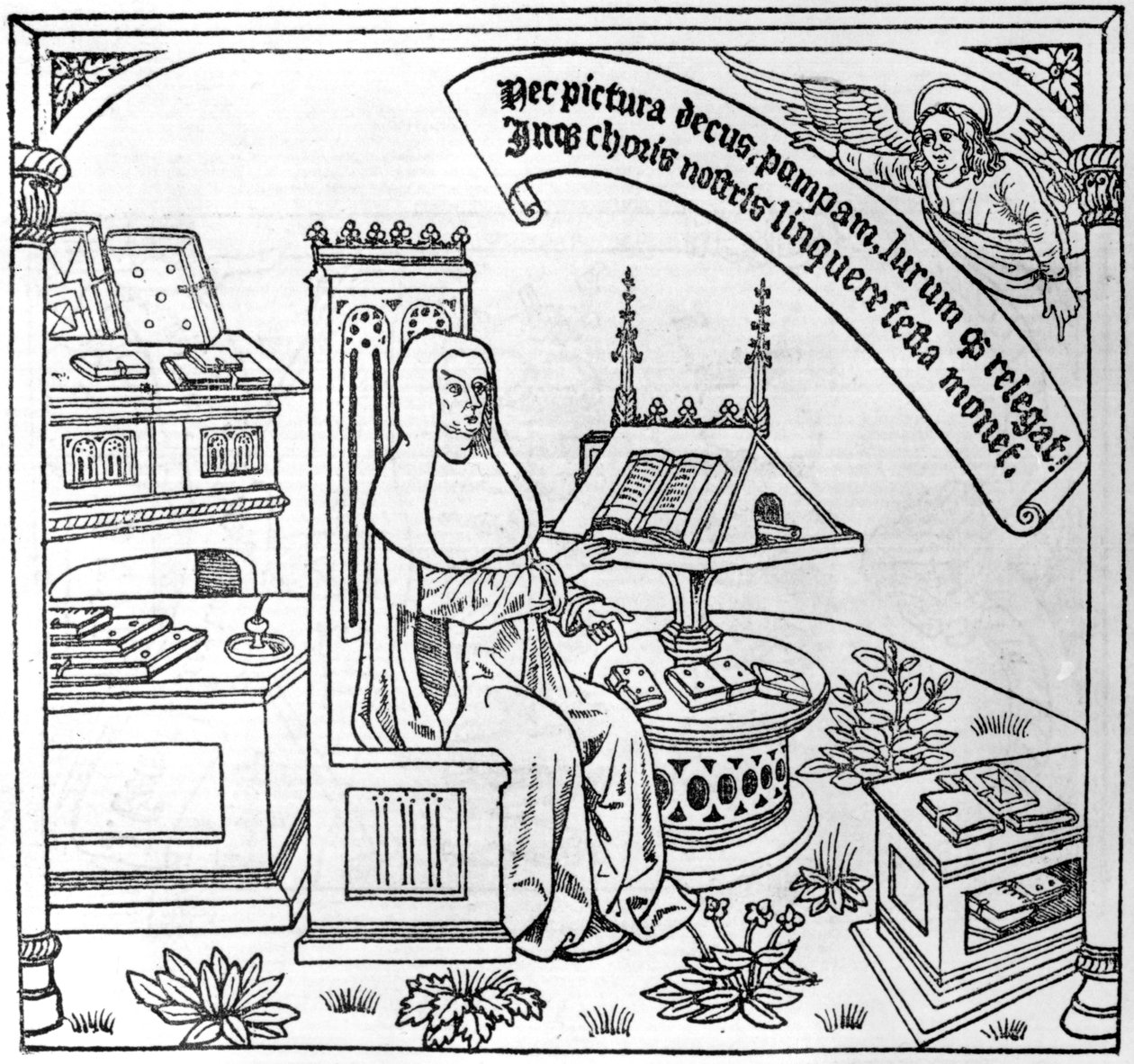 Illustrazione per la Danza Macabra, pubblicata a Parigi, 1485 da Guy Marchant