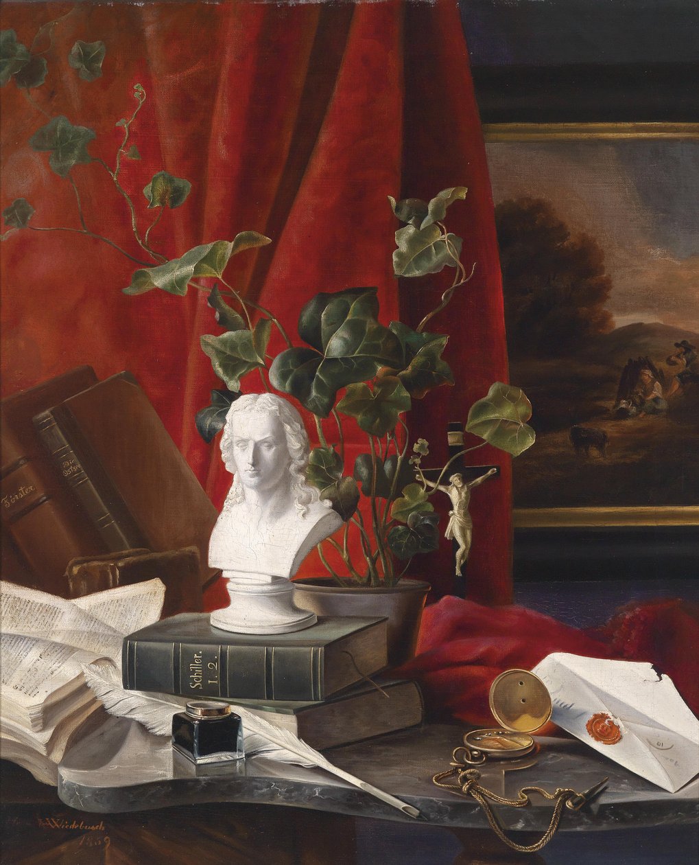 Omaggio a Friedrich Schiller da H. Wiedebusch