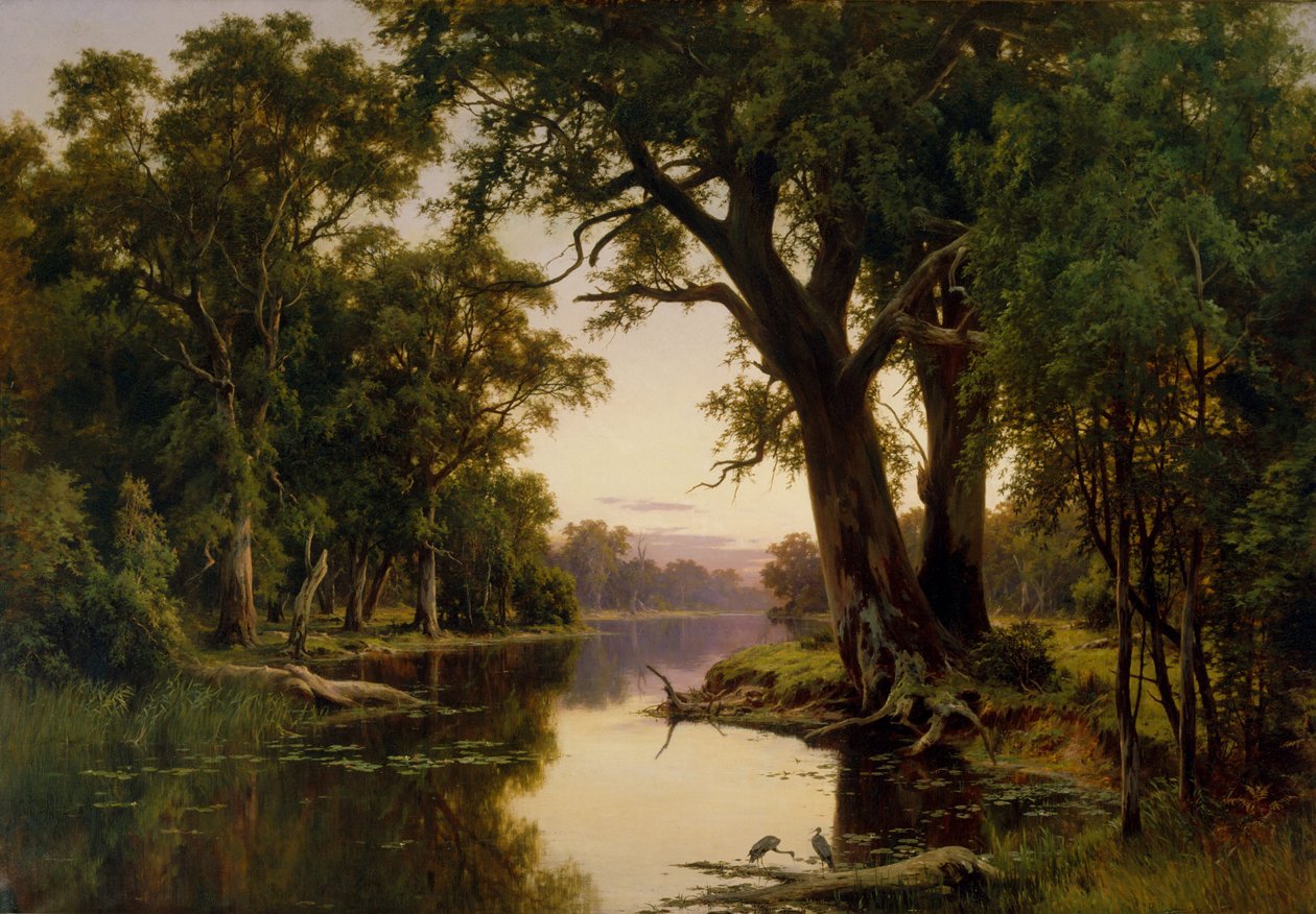 Un billabong del Goulburn, Victoria da H J. Johnstone