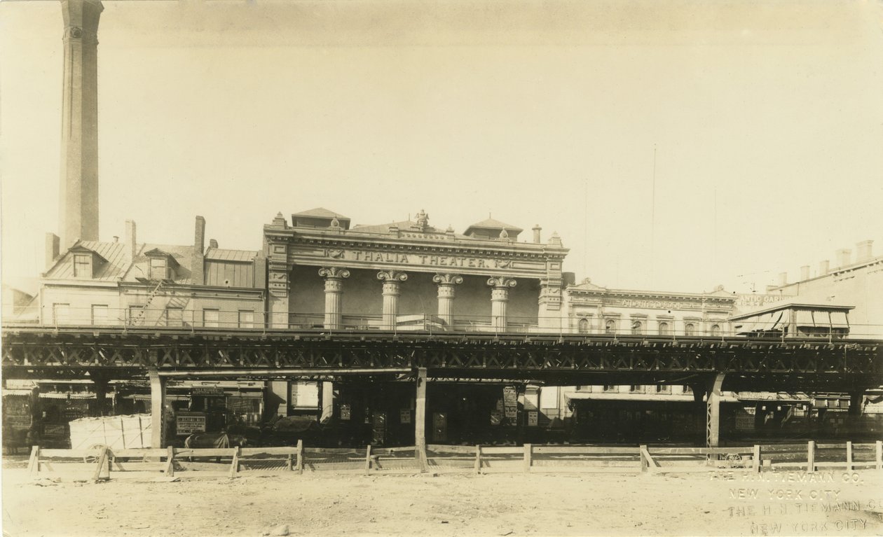 Teatro Thalia, prima della sua distruzione nel 1929, c.1908 da H.N. Tiemann