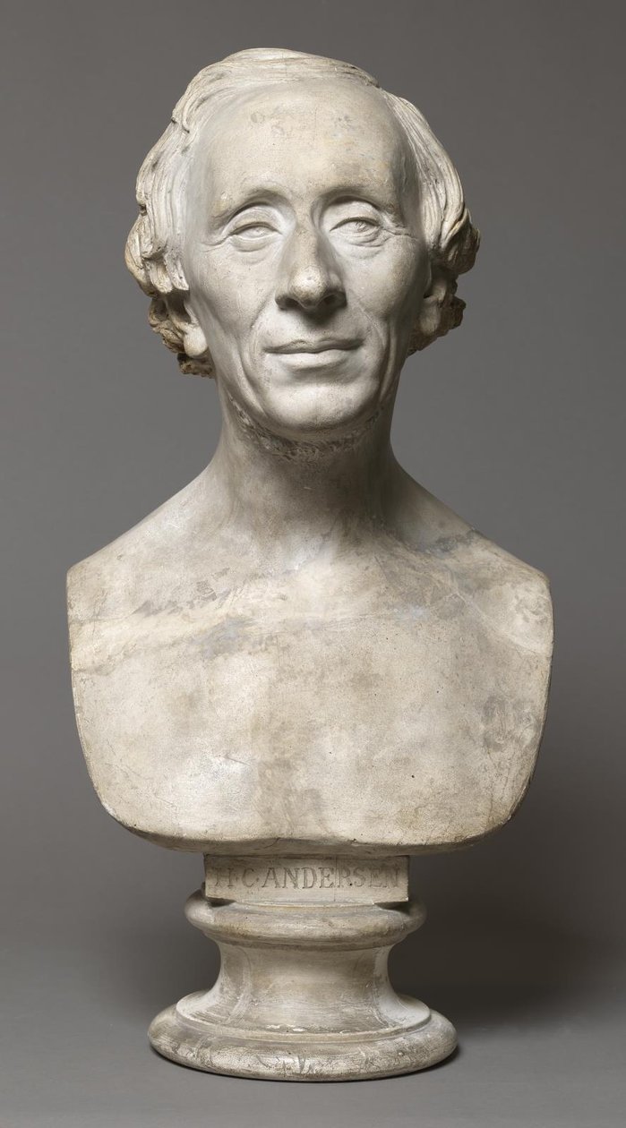 Lo scrittore danese Hans Christian Andersen da H.W. Bissen