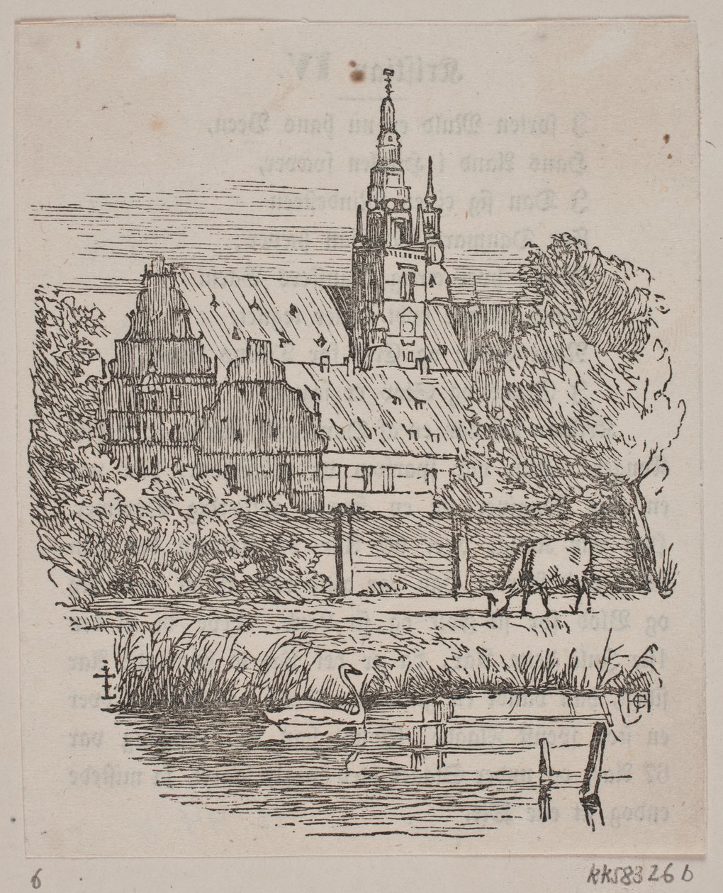 Castello di Frederiksborg da H. C. Henneberg