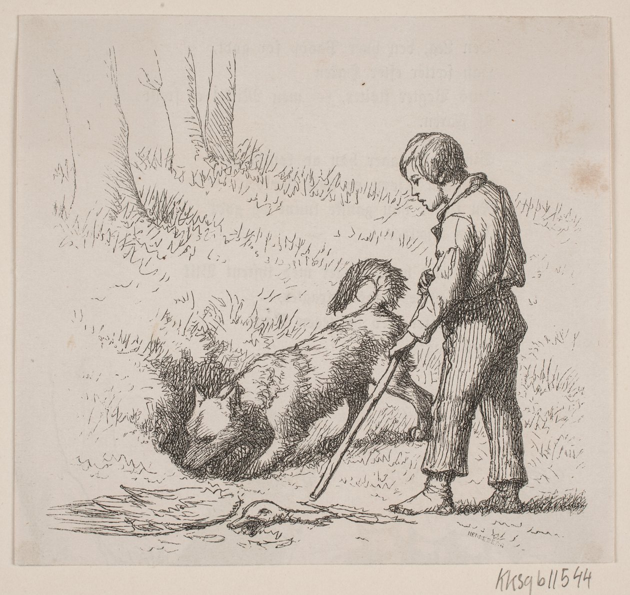 Illustrazione per: "Hr. Mikkel" da H. C. Henneberg