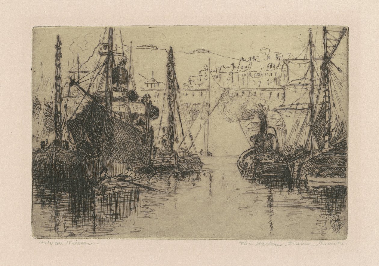 Il porto, Quebec, Canada da H. Ivan Neilson
