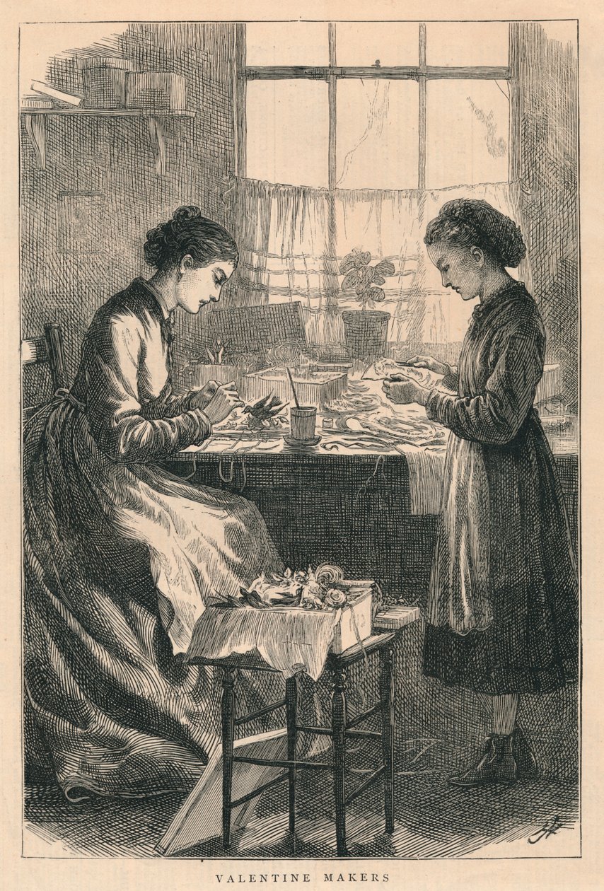 Fabbricanti di San Valentino, 1875 da H. Johnson