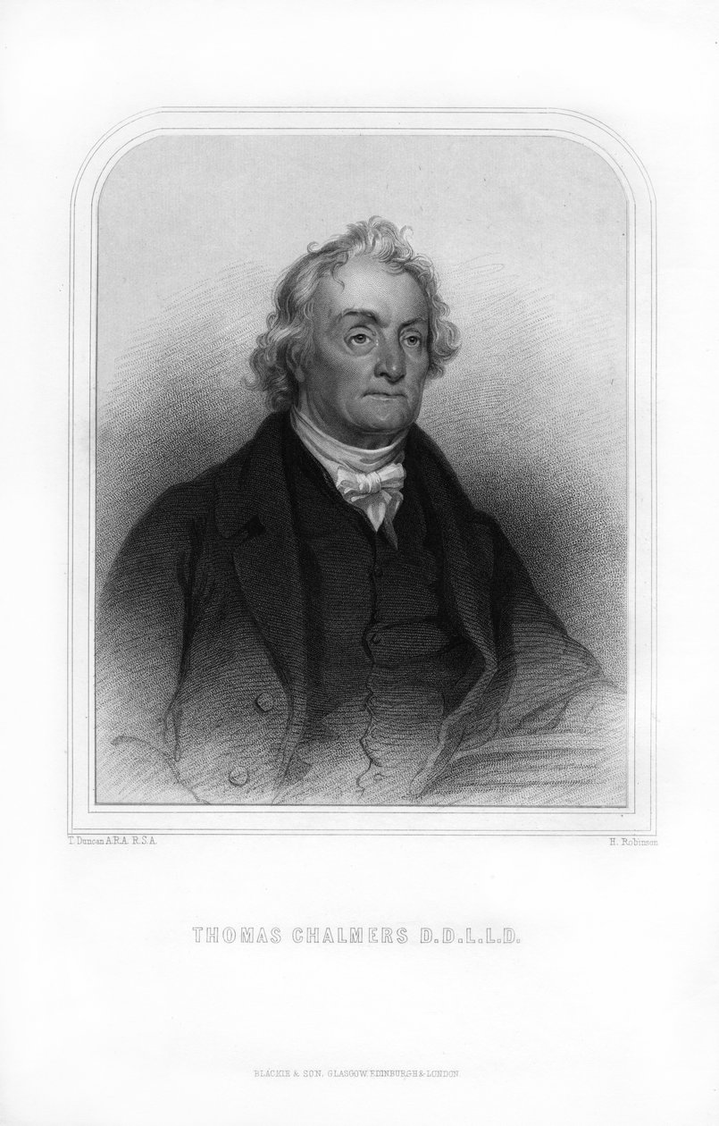 Thomas Chalmers, divino scozzese, 1870 da H. Robinson