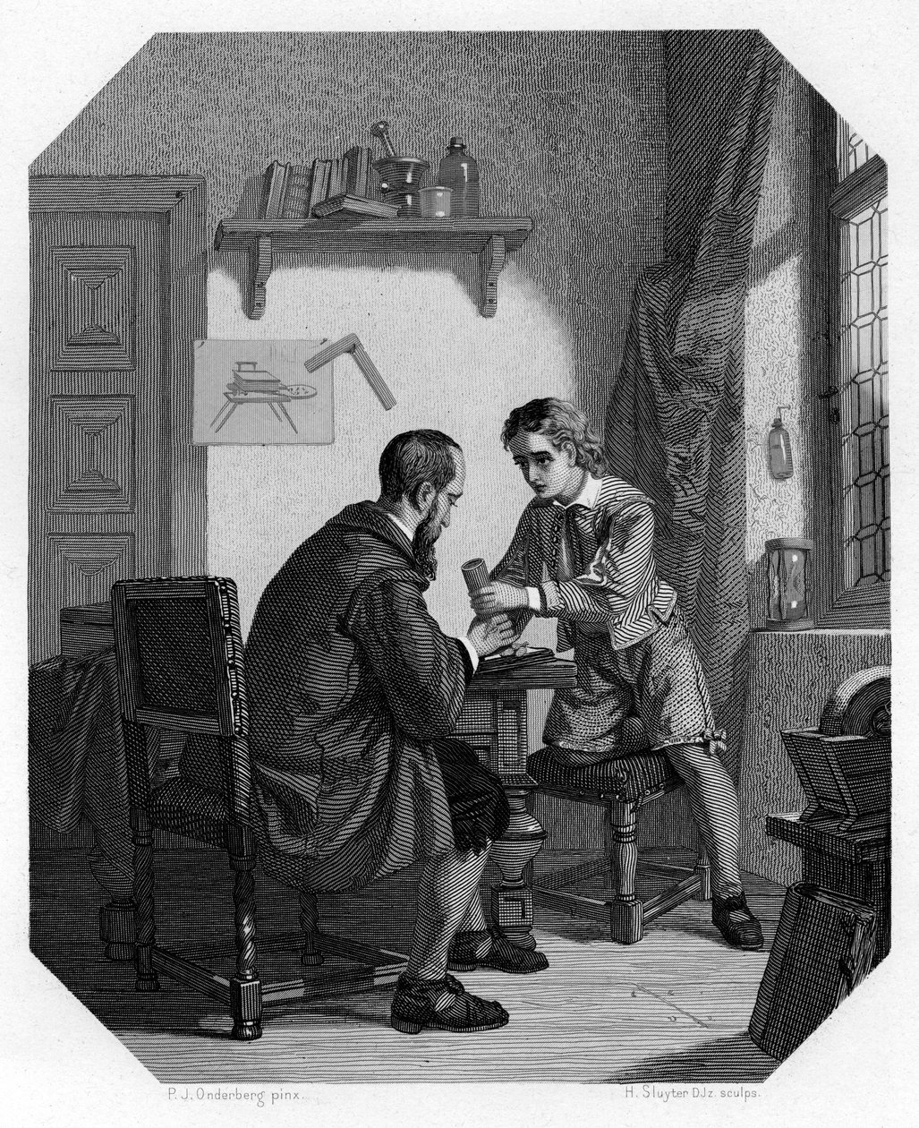 Hans Jansen e suo figlio Sacharias da H. Sluyter