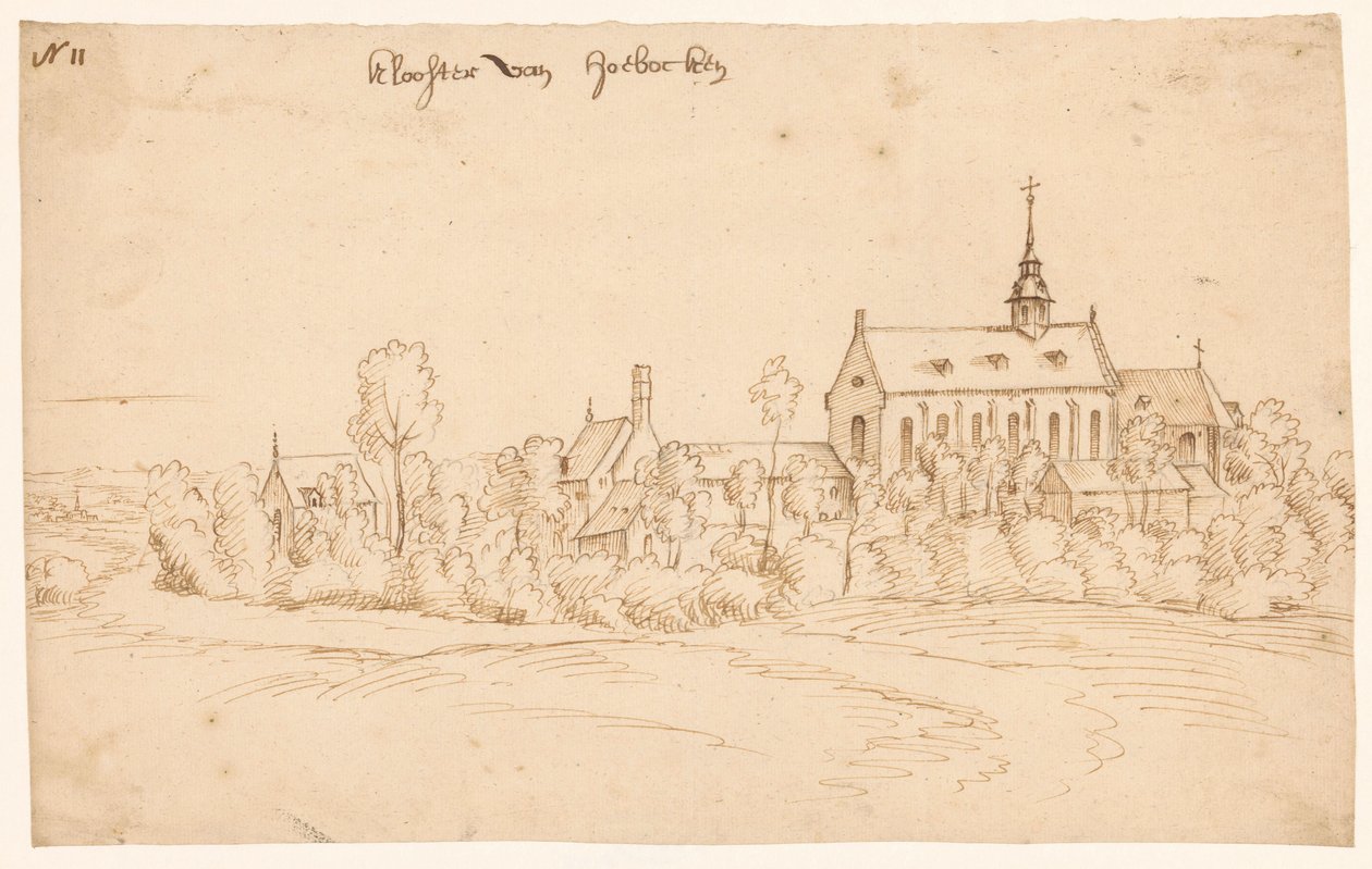 Il monastero di Hoboken da H. van Wel (attributed to)