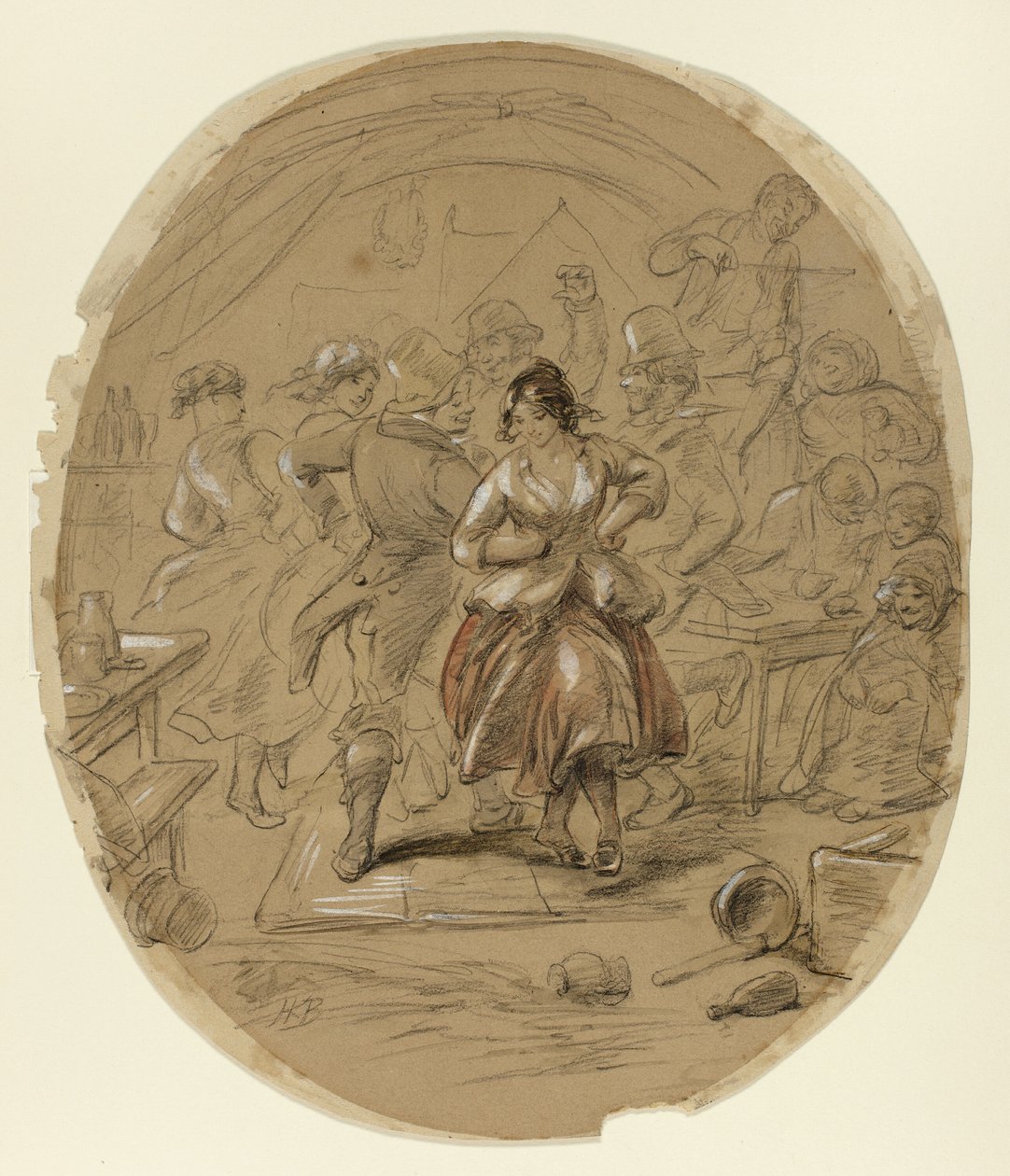 Danza irlandese da Hablot Knight Browne