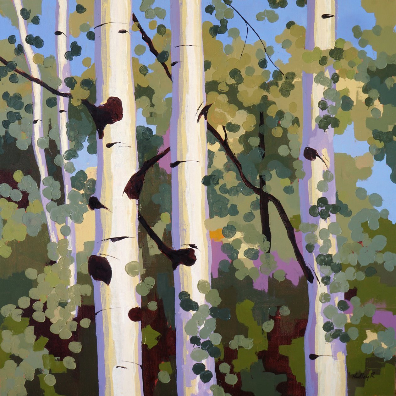 Effeverscence, 2024 circa (olio su tela) da Hadley Rampton
