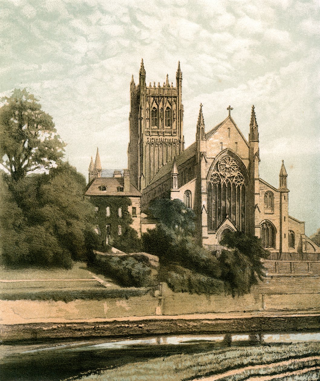 Cattedrale di Worcester, Worcestershire da Hanhart