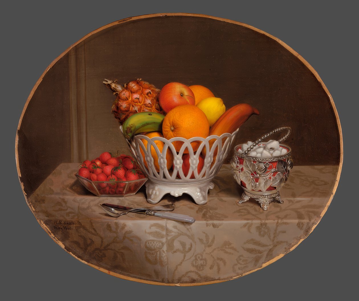 Natura morta con frutta da Hannah Brown Skeele