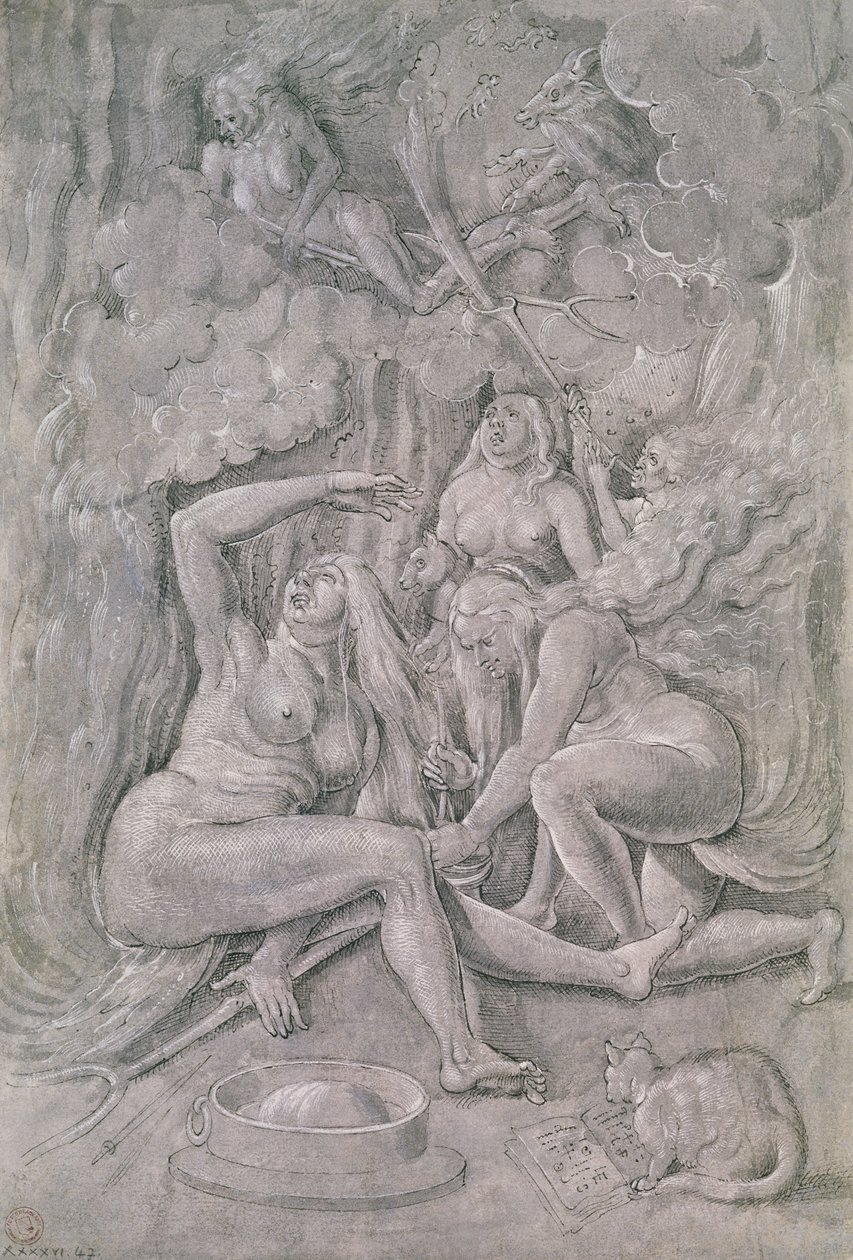 Il sabba delle streghe, c.1515 da Hans Baldung Grien