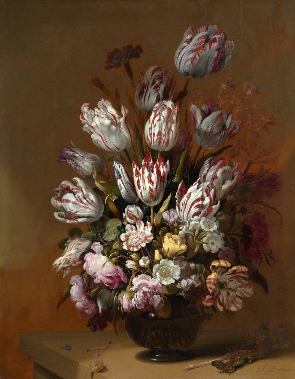 Natura morta con fiori da Hans Bollongier