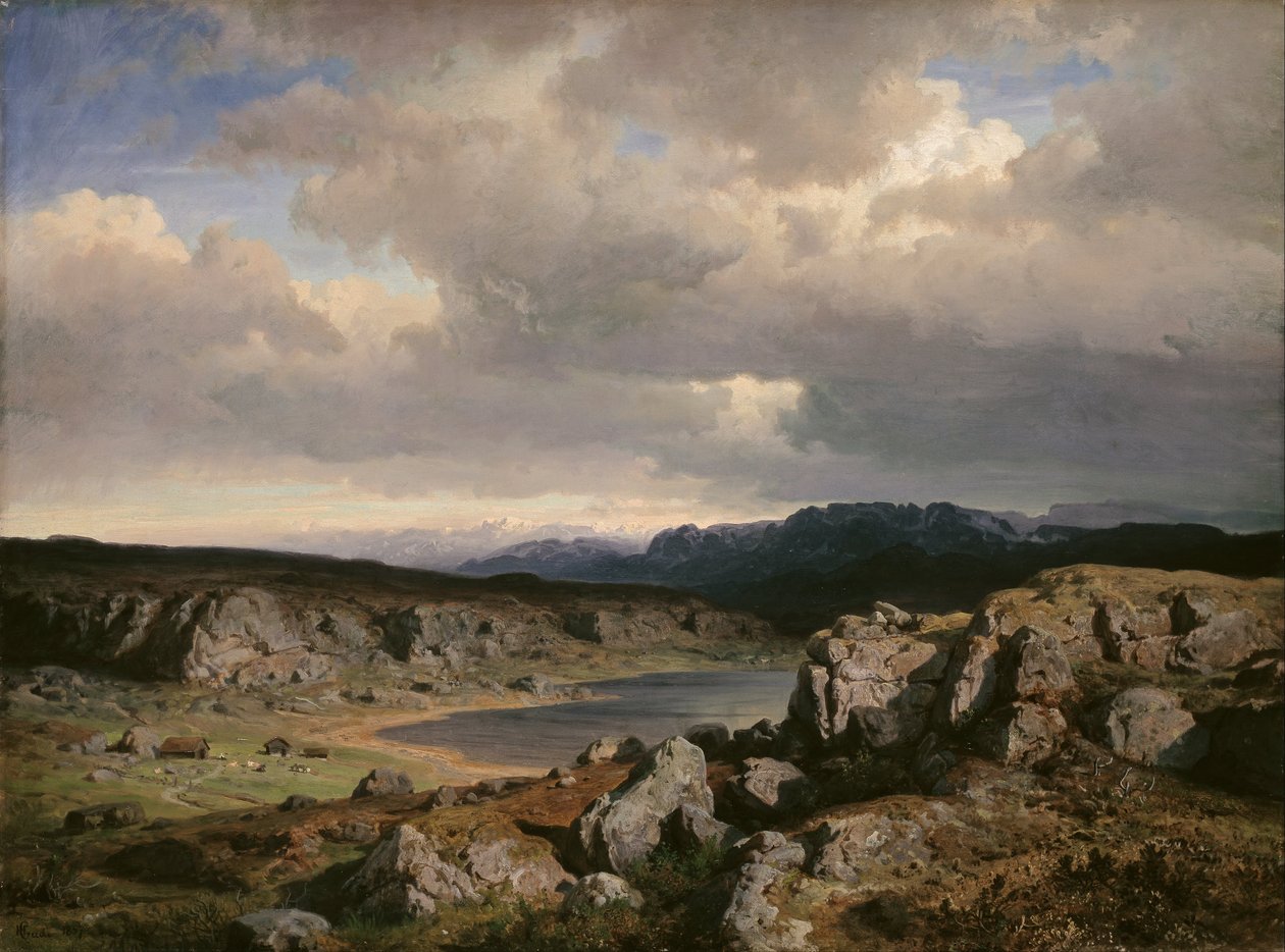 Altopiani norvegesi da Hans Gude