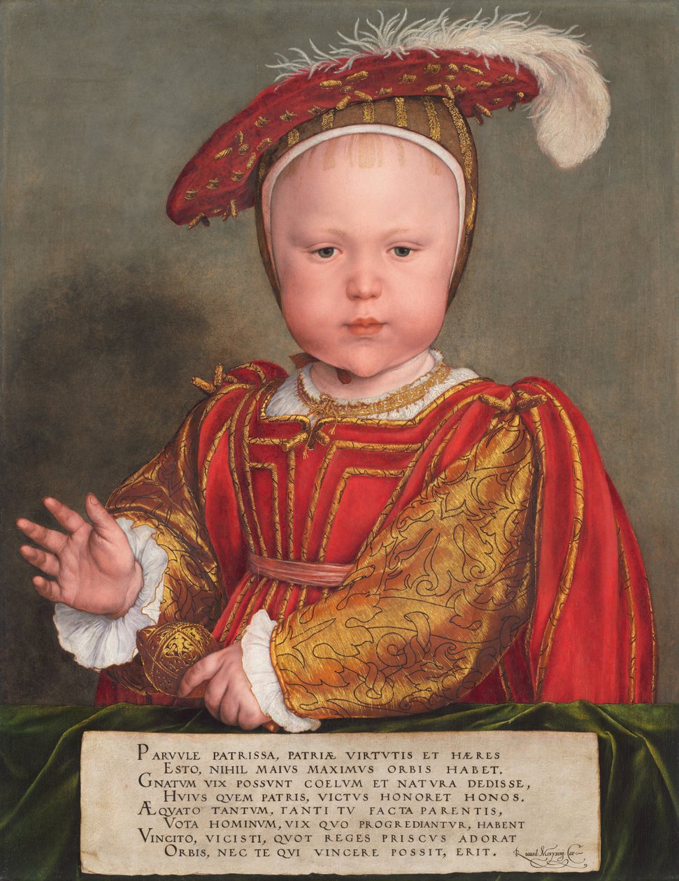 Edoardo VI da bambino da Hans Holbein der Jüngere