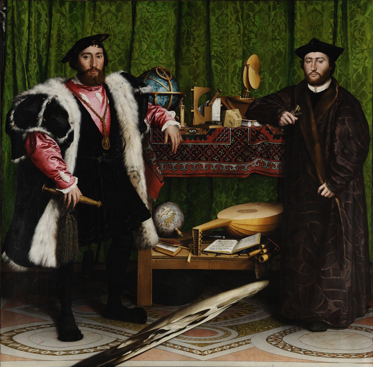 Gli Ambasciatori da Hans Holbein der Jüngere