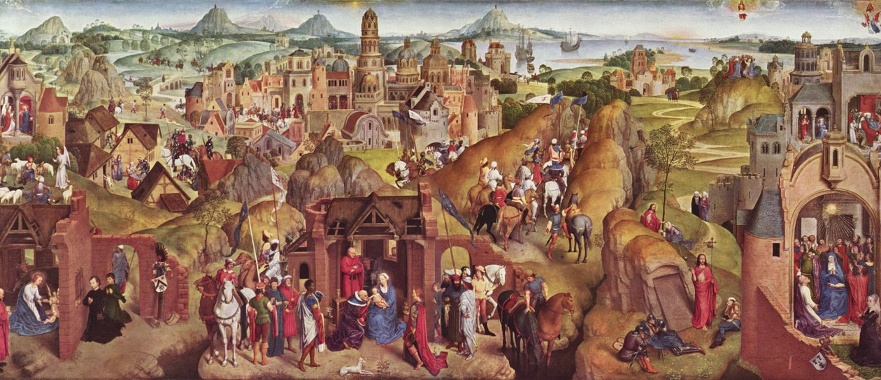 Le sette gioie di Maria da Hans Memling
