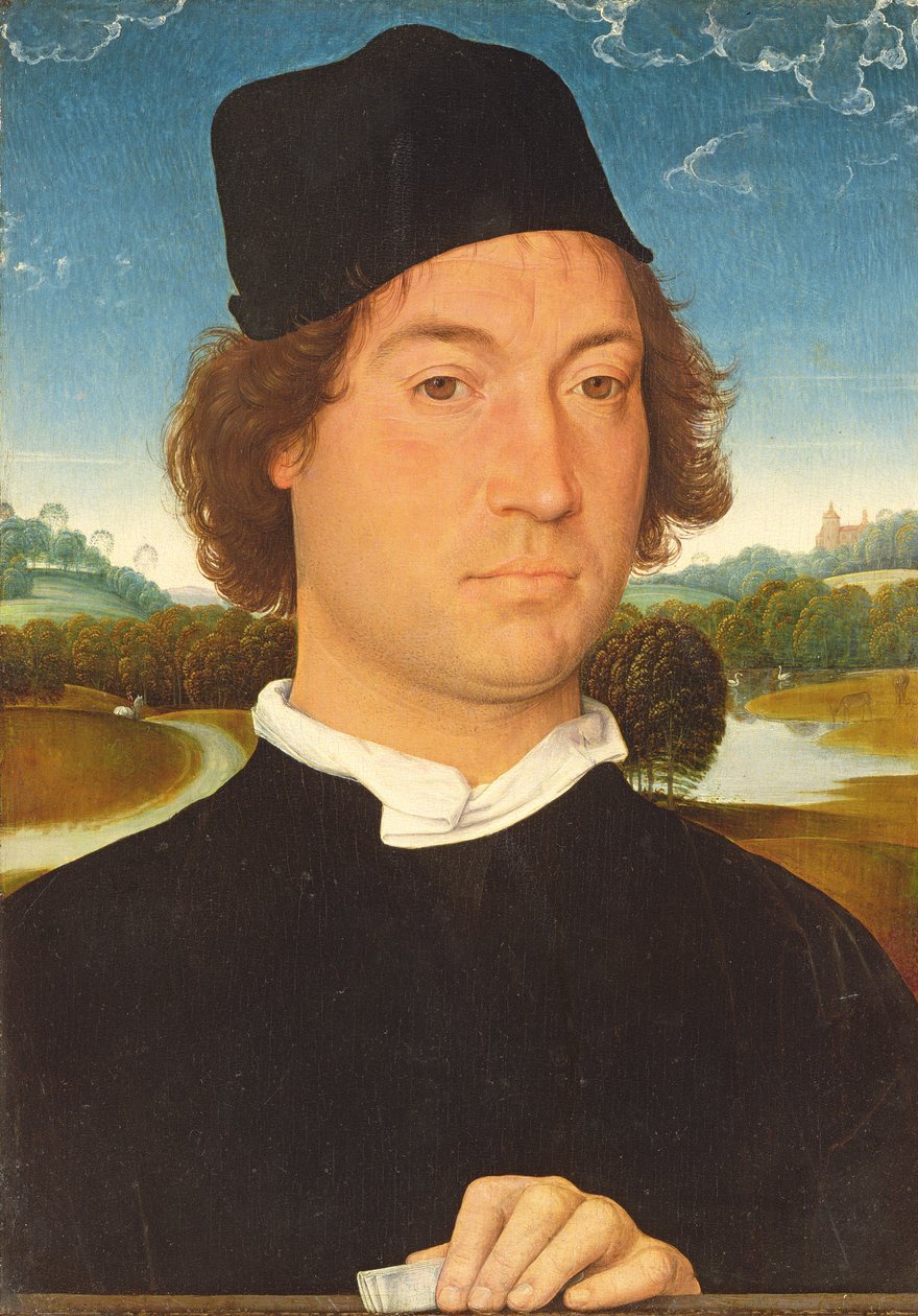 Ritratto di un uomo sconosciuto, c.1485 da Hans Memling