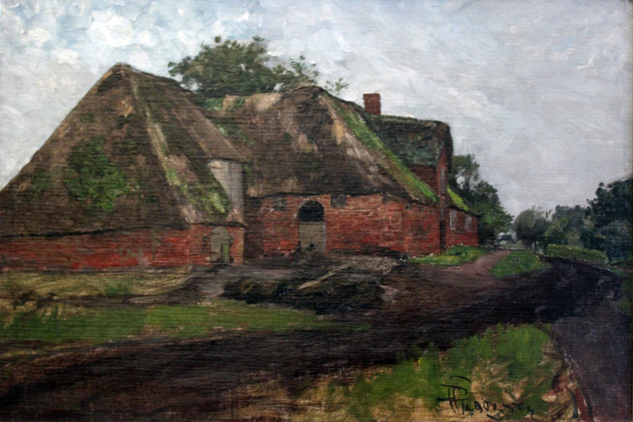 Vecchia casa con letamaio da Hans Peter Feddersen